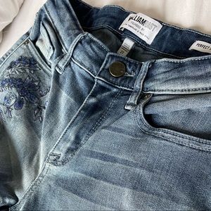 Floral Embroidered William Rast Jeans